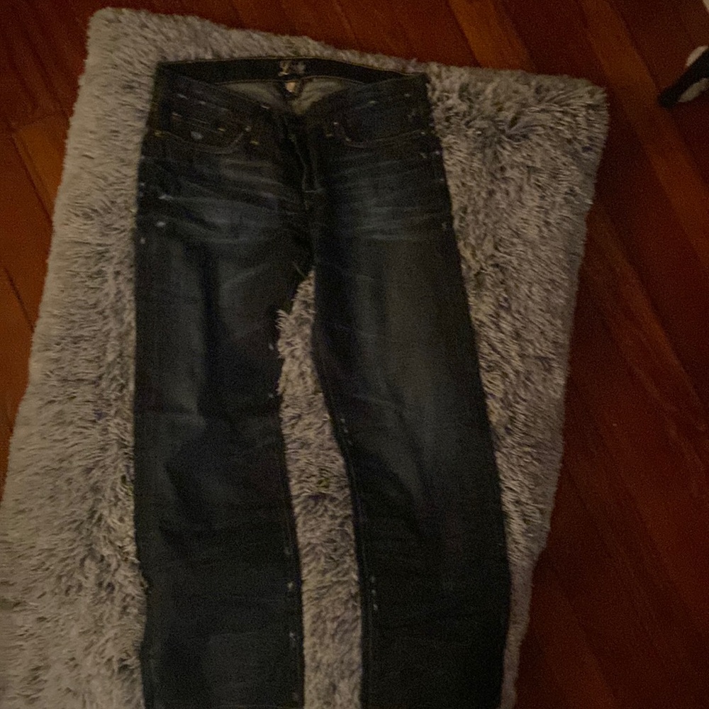 Lucky brand boyfriend blue jeans women’s size 8 29in waist